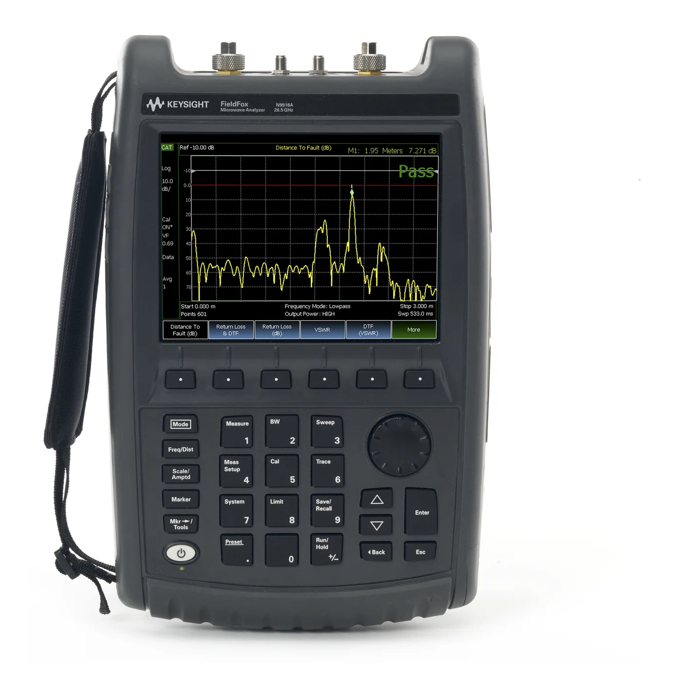 Keysight N9918A FieldFox 手持分析仪白底主图