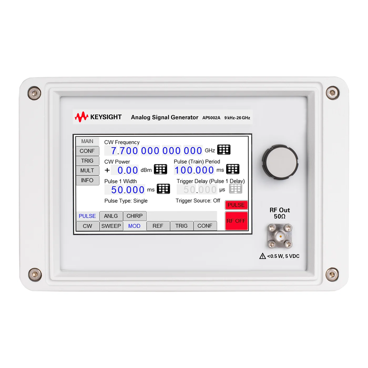 Keysight AP5002A 信号发生器前面板