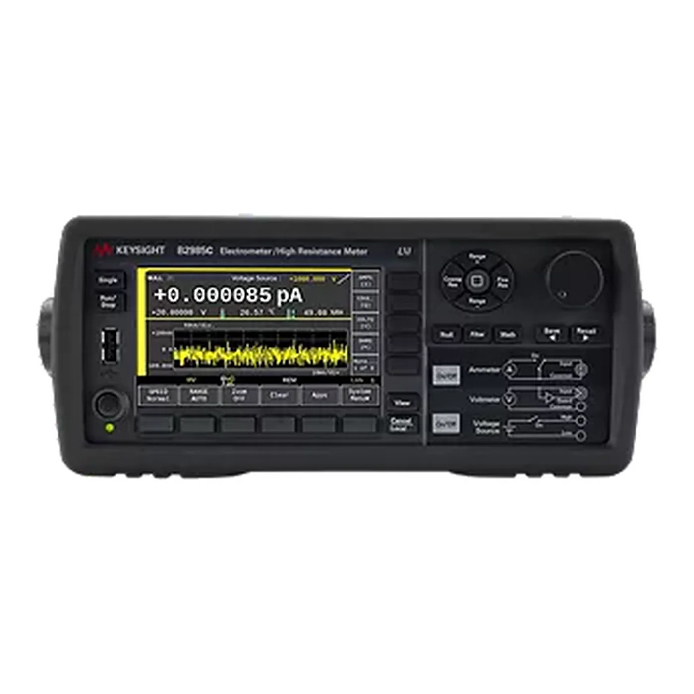 Keysight B2985C 6½ 位静电计/高阻表白底主图