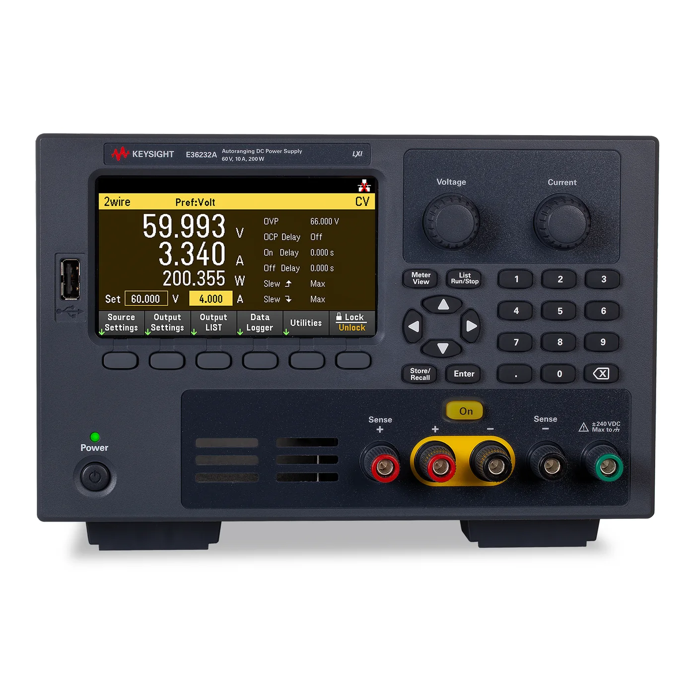 Keysight E36232A 台式直流电源白底主图