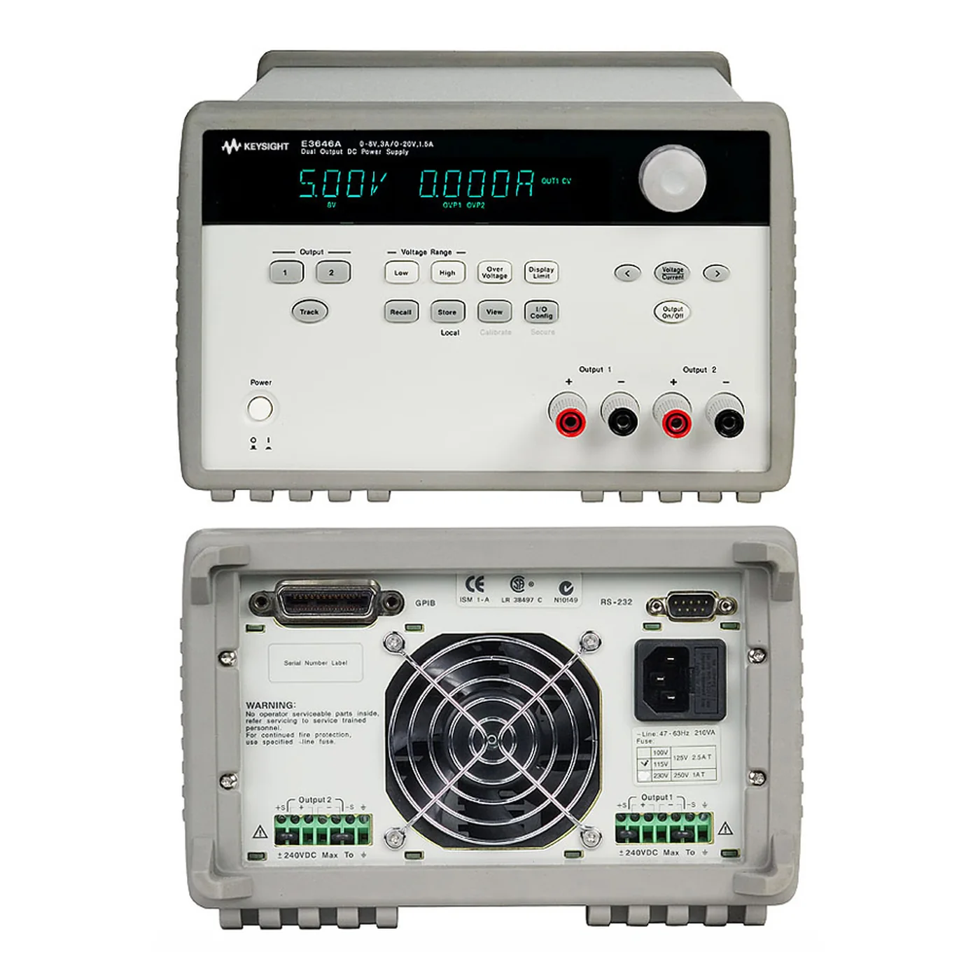 Keysight E3646A 直流电源白底主图