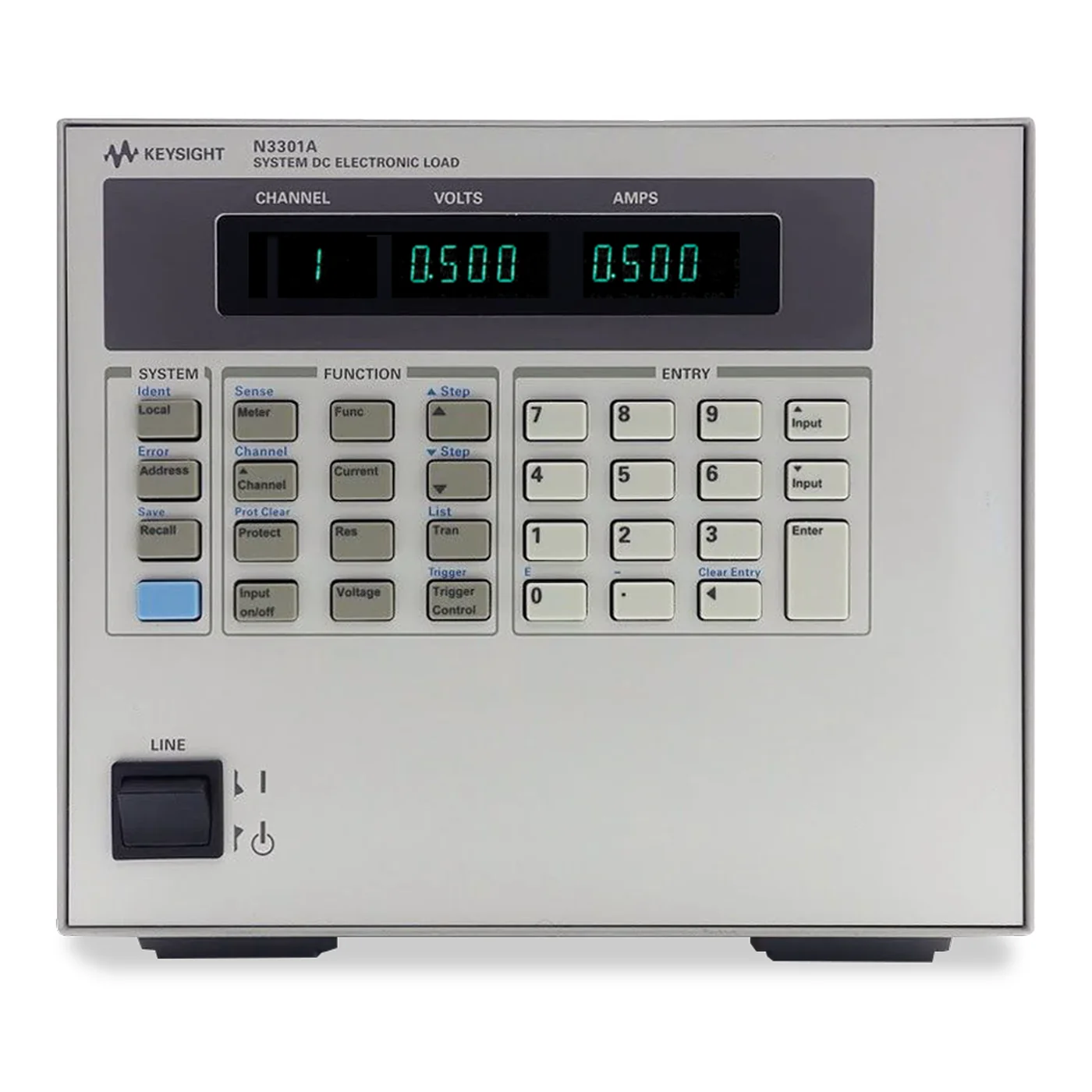 Keysight N3301A 主机前面板