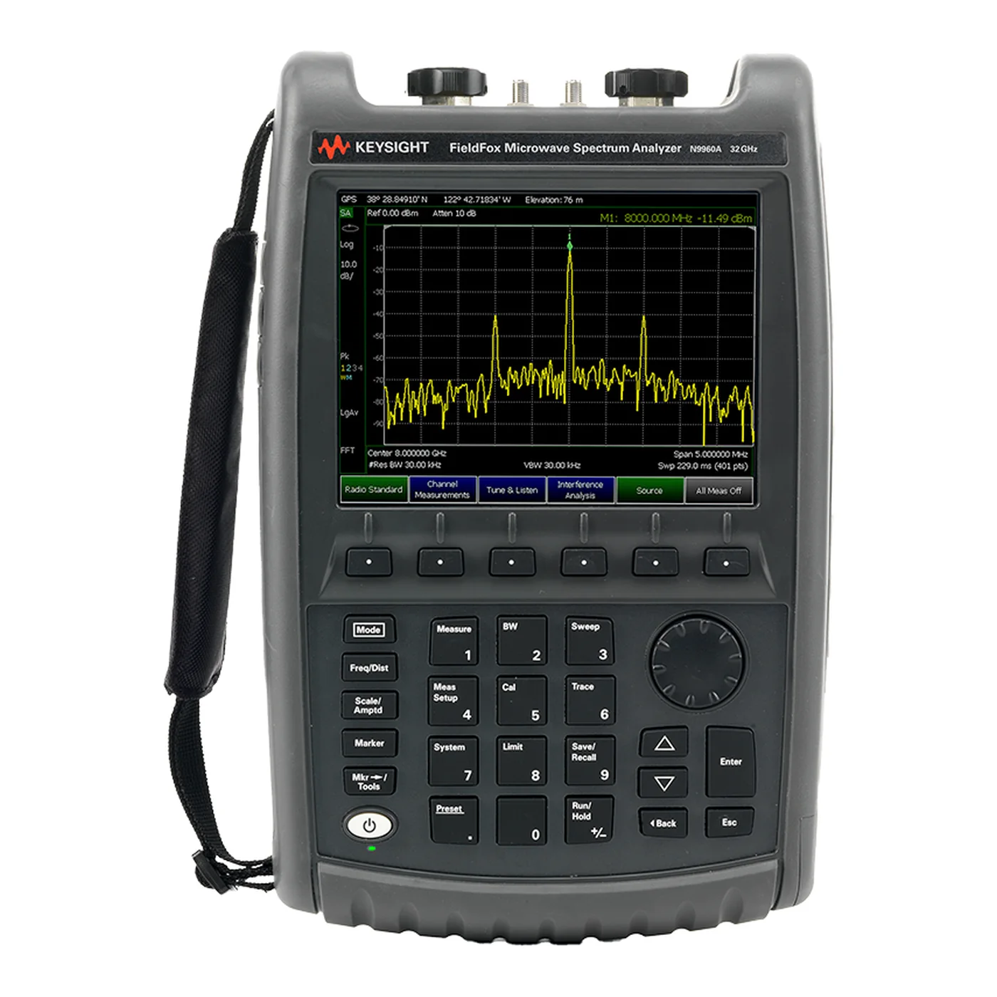 Keysight N9960A FieldFox 手持分析仪白底主图
