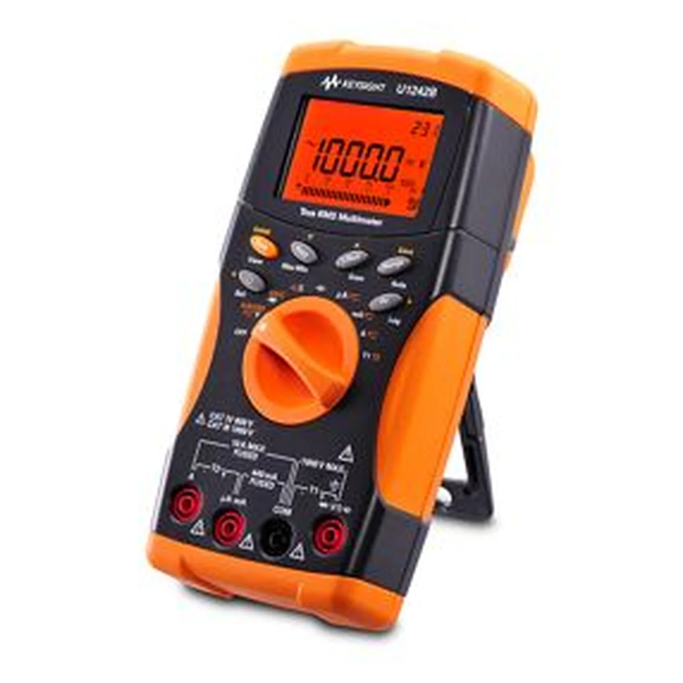 Keysight U1242B 正面显示与旋钮