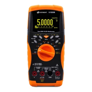 Keysight U1253B 手持数字万用表白底主图